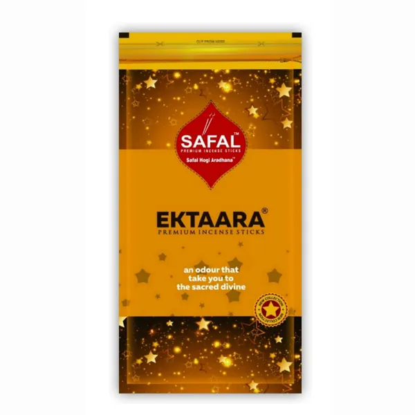 SAFAL_Incense_Sticks_pack_of_5_Natural_Fragrance_for_Pooja_Meditation_And_Rituals_120_gram_Handmade_Agarbatti_with_Long-Lasting_Aroma_Soothing_And_Relaxing_Scent_Approx._200_Sticks_Ektaara