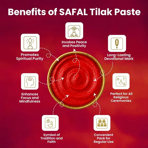 SAFAL_Tilak_Paste_Pack_of_12_Tika_with_Ganga_Jal_for_Daily_Pooja_Hawan_Puja_Rituals_Mandir_Use_Long-Lasting_Sacred_Chandan_Paste_Easy_to_Apply_Spiritual_And_Traditional_Use_Roli_Kumkum_Tka