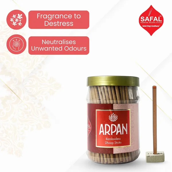 Pack_of_1_-_SAFAL_Dhoop_Stick__400g_Jar_Non-Irritating_And_Calming_Aroma_Non_Toxic_And_Charcoal-Free_Natural_Smooth_And_Long-Lasting_Fragrance_for_Daily_Puja_Bambooless_Dry_Dhup_Batti_Arpan_