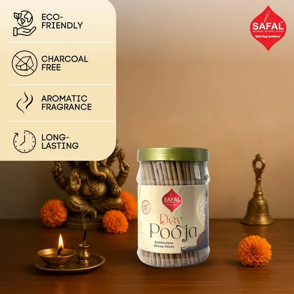 SAFAL_Dhoop_Stick__400g_Jar_Non-Irritating_And_Calming_Aroma_Non_Toxic_And_Charcoal-Free_Natural_Smooth_Long-Lasting_Fragrance_for_Daily_Puja_Bambooless_Dry_Dhup_Batti_Dev_Pooja_Pack_of_2
