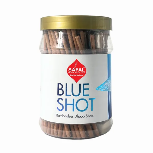 SAFAL_Dhoop_Stick__400g_Jar_Non-Irritating_And_Calming_Aroma_Non_Toxic_And_Charcoal-Free_Natural_Smooth_-Lasting_Fragrance_for_Daily_Puja_Bambooless_Dry_Dhup_Batti_Blue_Shoot_Pack__of_2