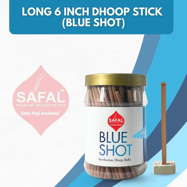 SAFAL_Dhoop_Stick__400g_Jar_Non-Irritating_And_Calming_Aroma_Non_Toxic_And_Charcoal-Free_Natural_Smooth_-Lasting_Fragrance_for_Daily_Puja_Bambooless_Dry_Dhup_Batti_Blue_Shoot_Pack__of_2