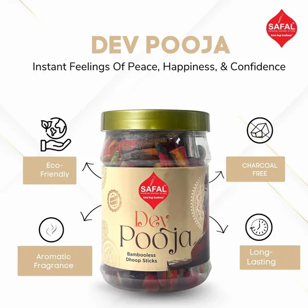 SAFAL_Charcoal-Free_Incense_Dhoop_Cones__400g_Jar_Non-Irritating_And_Calming_Aroma_Natural_Smooth_And_Long-Lasting_Fragrance_for_Daily_Puja_Bambooless_Dry_Dhup_Batti_Dev_Pooja_Pack_of_2