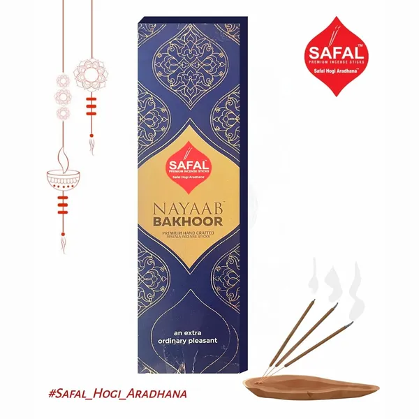 SAFAL_Natural_Incense_Sticks_35_Stick_Per_Pack_Long-Lasting_Agarbatti_for_Puja_Meditation_And_Aromatherapy_Handmade_And_Organic_Fragrance_for_Home_Pack_of_3_Nayaab_Bakhoor