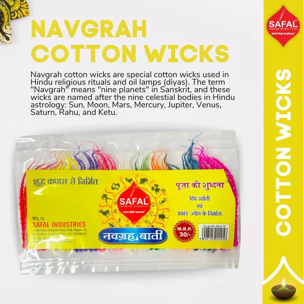 Safal_Cotton_Wicks_Wicks_for_Diya_Pooja_Navratri_Cotton_Batti_for_Aarti_Non-_Toxic_Chemical_Free_Long_Lasting_Cotton_Wicks_Navgrah_Twisted_Pack_of_12