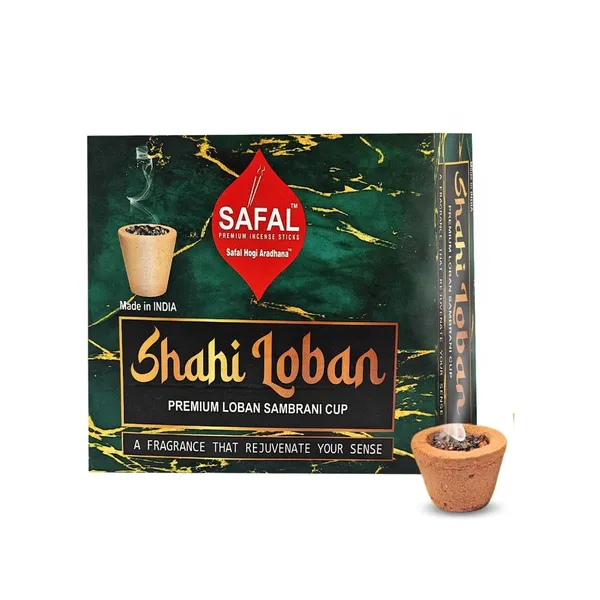 SAFAL_Cup_Dhoop_Cup_Dhoop_for_Puja_Each_Pack_Contains_12_Cups_Sambrani_Dhoop_Cup_Herbal_Fragrance_Long_Lasting_Aroma_Shahi_Loban_Pack_of_4