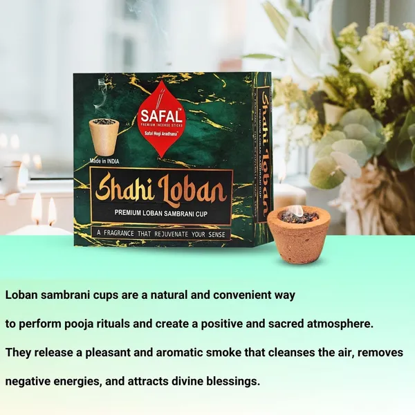 SAFAL_Cup_Dhoop_Cup_Dhoop_for_Puja_Each_Pack_Contains_12_Cups_Sambrani_Dhoop_Cup_Herbal_Fragrance_Long_Lasting_Aroma_Shahi_Loban_Pack_of_4