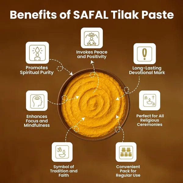SAFAL_Tilak_Paste_Pack_of_12_Tika_Crafted_with_Ganga_Jal_for_Daily_Pooja_Hawan_Puja_Rituals_Mandir_Use_Long-Lasting_Sacred_Chandan_Paste_Easy_to_Apply_Chandan_Tika