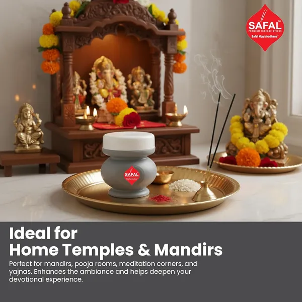 SAFAL_Tilak_Paste_Pack_of_12_Tika_Crafted_with_Ganga_Jal_for_Daily_Pooja_Hawan_Puja_Rituals_Mandir_Use_Long-Lasting_Sacred_Chandan_Paste_Easy_to_Apply_Sudh_Kala_Tika