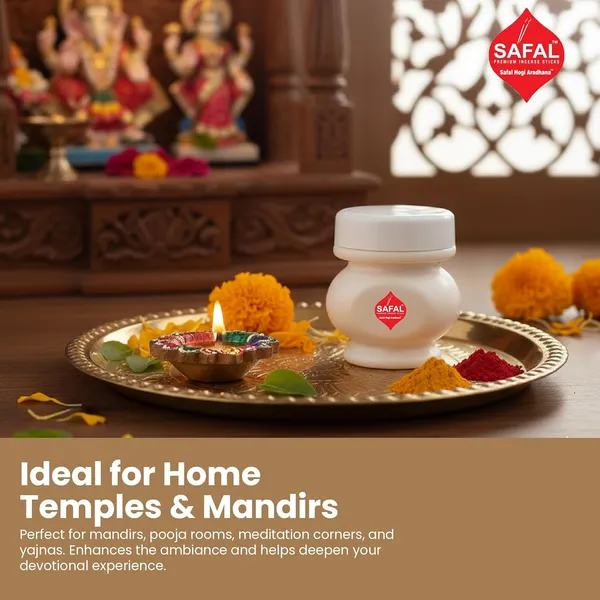 SAFAL_Tilak_Paste_Pack_of_12_Tika_Crafted_with_Ganga_Jal_for_Daily_Pooja_Hawan_Puja_Rituals_Mandir_Use_Long-Lasting_Sacred_Chandan_Paste_Easy_to_Apply_Sudh_Vibhuti_Safed_Tika