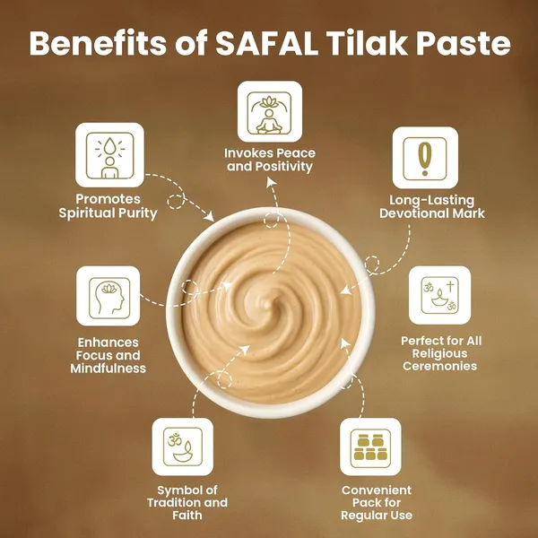 SAFAL_Tilak_Paste_Pack_of_12_Tika_Crafted_with_Ganga_Jal_for_Daily_Pooja_Hawan_Puja_Rituals_Mandir_Use_Long-Lasting_Sacred_Chandan_Paste_Easy_to_Apply_Sudh_Vibhuti_Safed_Tika
