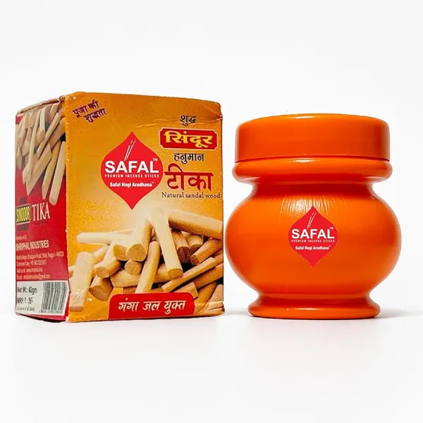 SAFAL_Tilak_Paste_Pack_of_12_Tika_Crafted_with_Ganga_Jal_for_Daily_Pooja_Hawan_Puja_Rituals_Mandir_Use_Long-Lasting_Sacred_Chandan_Paste_Easy_to_Apply_Sindur_Tika