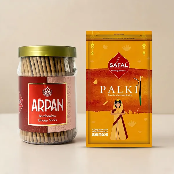 COMBO_-_SAFAL__Palki(100_X_5)_Agarbatti_and_Arpan_Dhoop_Stick_