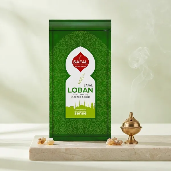 SAFAL_Loban_Agarbatti_Agarbatti_for_Pooja_Pack_of_5_100_Sticks_Per_Pack_Incense_Sticks_for_Pooja_with_Natural_Fragrance_Soothing_And_Long-Lasting_Aroma_Handmade_Agarbatti_Stick