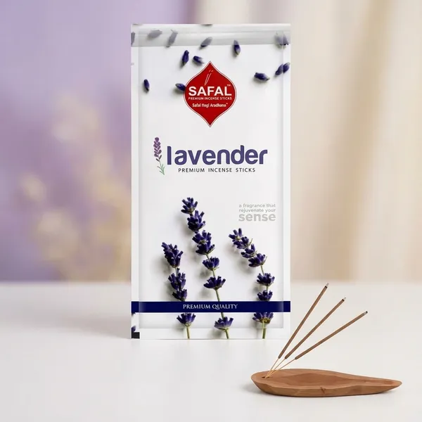 SAFAL_Agarbatti|_Agarbatti_for_Pooja|_Pack_of_5_100_Sticks_Per_Pack|_Incense_Sticks_for_Pooja_with_Natural_Fragrance|_Soothing_And_Long-Lasting_Aroma|_Handmade_Agarbatti_Stick_Lavender