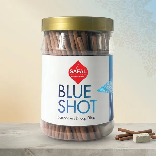SAFAL_Dhoop_Stick__400g_Jar_Non-Irritating_And_Calming_Aroma_Non_Toxic_And_Charcoal-Free_Natural_Smooth_-Lasting_Fragrance_for_Daily_Puja_Bambooless_Dry_Dhup_Batti_Blue_Shoot_Pack__of_2