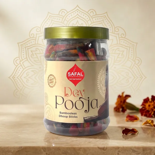 SAFAL_Charcoal-Free_Incense_Dhoop_Cones__400g_Jar_Non-Irritating_And_Calming_Aroma_Natural_Smooth_And_Long-Lasting_Fragrance_for_Daily_Puja_Bambooless_Dry_Dhup_Batti_Dev_Pooja_Pack_of_2
