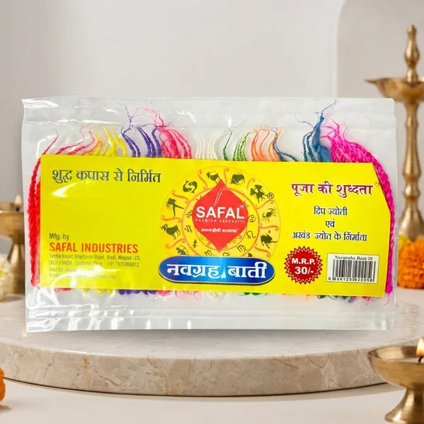Safal_Cotton_Wicks_Wicks_for_Diya_Pooja_Navratri_Cotton_Batti_for_Aarti_Non-_Toxic_Chemical_Free_Long_Lasting_Cotton_Wicks_Navgrah_Twisted_Pack_of_12