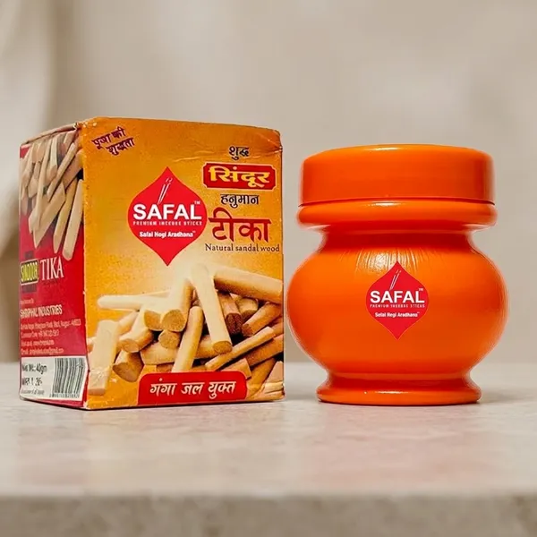 SAFAL_Tilak_Paste_Pack_of_12_Tika_Crafted_with_Ganga_Jal_for_Daily_Pooja_Hawan_Puja_Rituals_Mandir_Use_Long-Lasting_Sacred_Chandan_Paste_Easy_to_Apply_Sindur_Tika