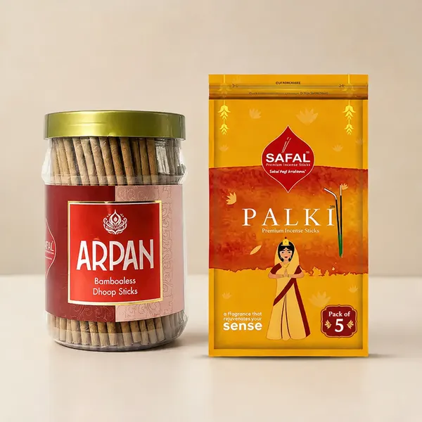 COMBO_-_SAFAL__Palki(100_X_5)_Agarbatti_and_Arpan_Dhoop_Stick_