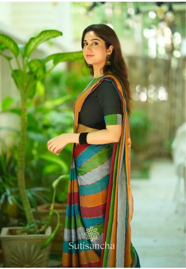 Mul_Cotton_Handloom_Self_Design_Saree_For_Women