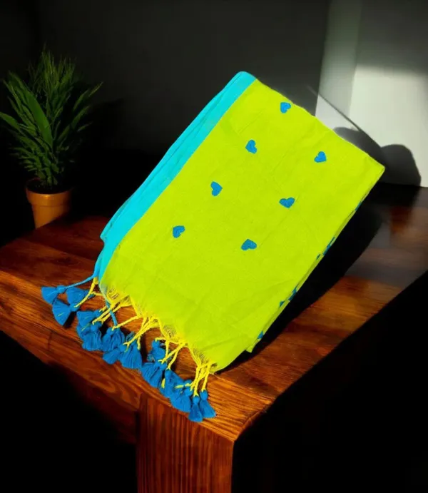 EMB_Blue_Love_Light_Green_Saree