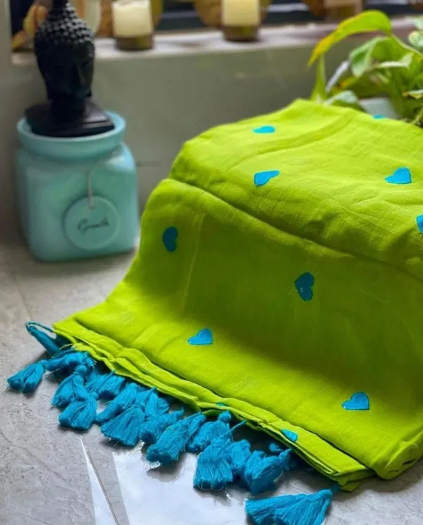 EMB_Blue_Love_Light_Green_Saree