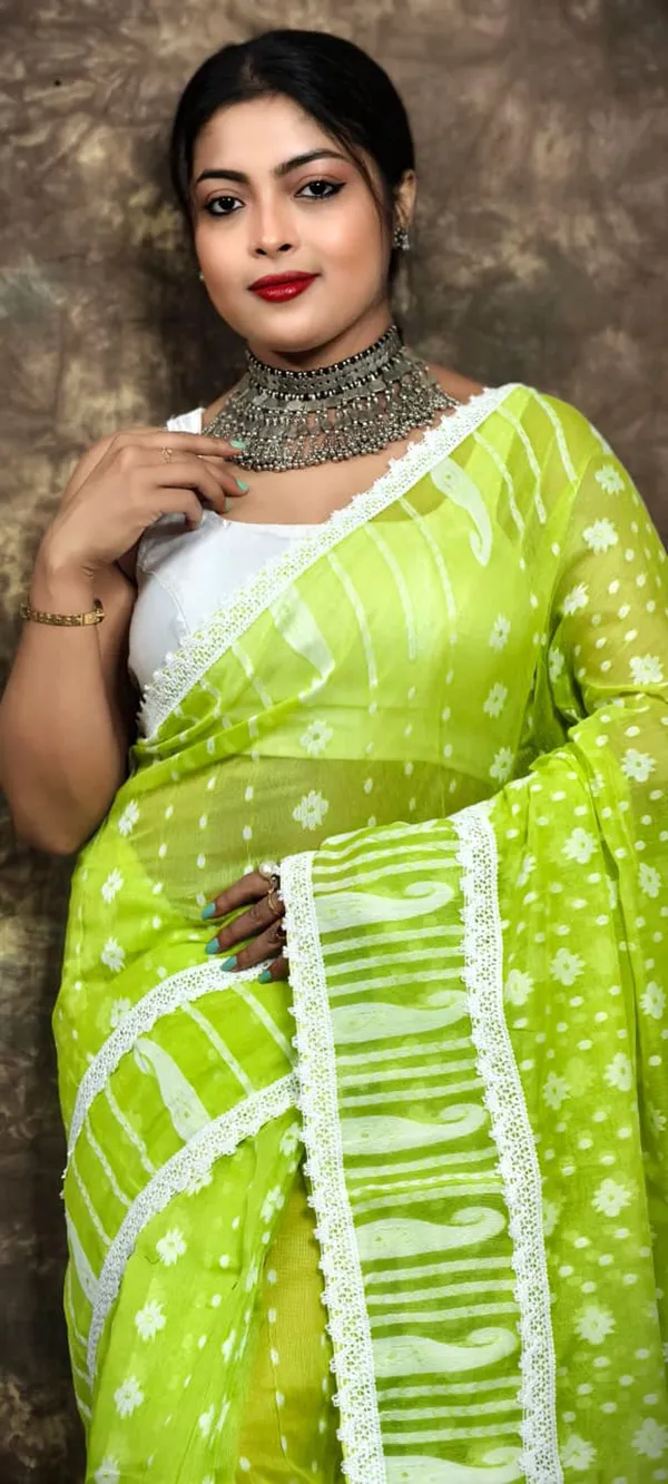 Light_Green_Cotton_Silk_Jamdani_Woven_Saree_For_Women