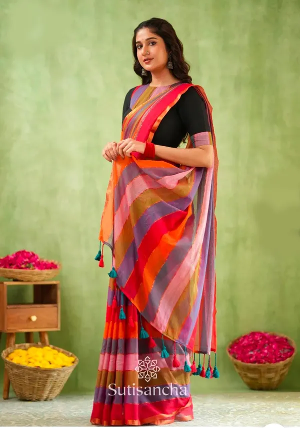 Mul_Cotton_Handloom_Self_Design_Saree_For_Women