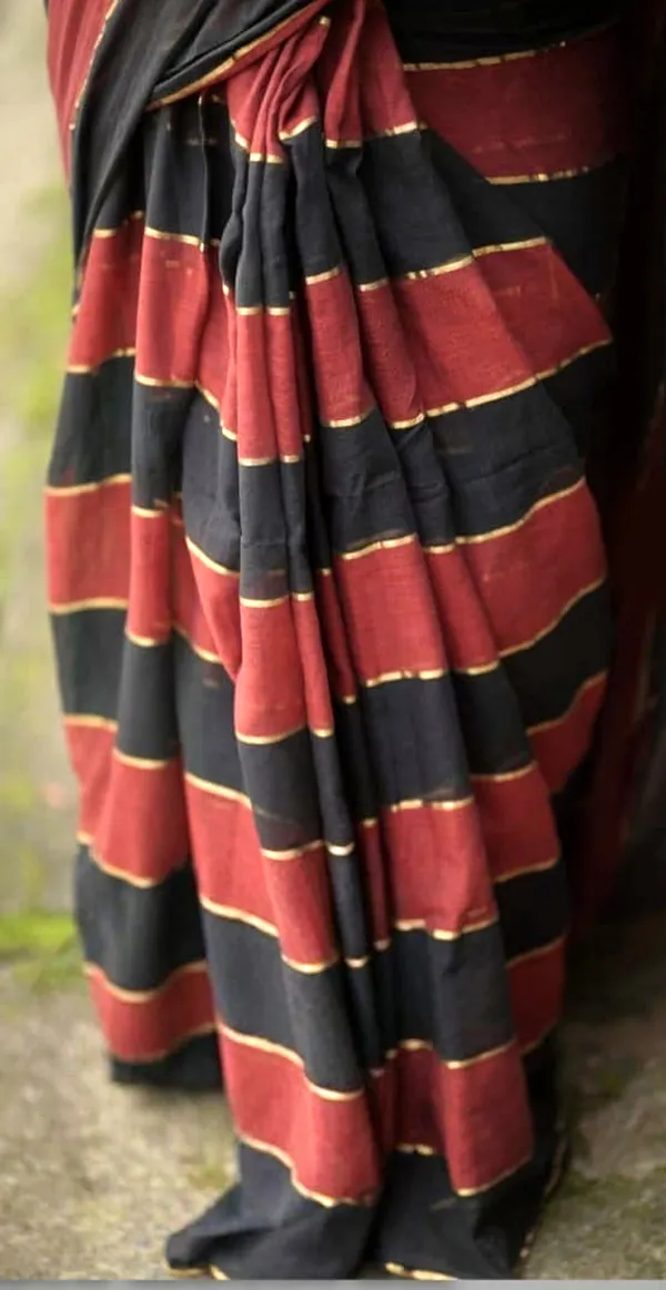 Mul_Cotton_Handloom_Self_Design_Saree_For_Women