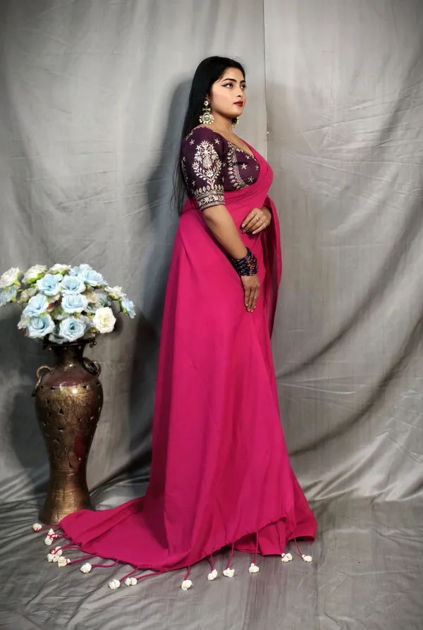 Rani_Pure_Cotton_Handloom_Solid/Plain_Saree_For_Women