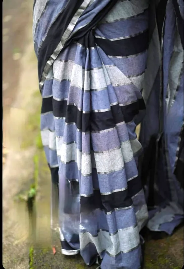 Mul_Cotton_Handloom_Self_Design_Saree_For_Women
