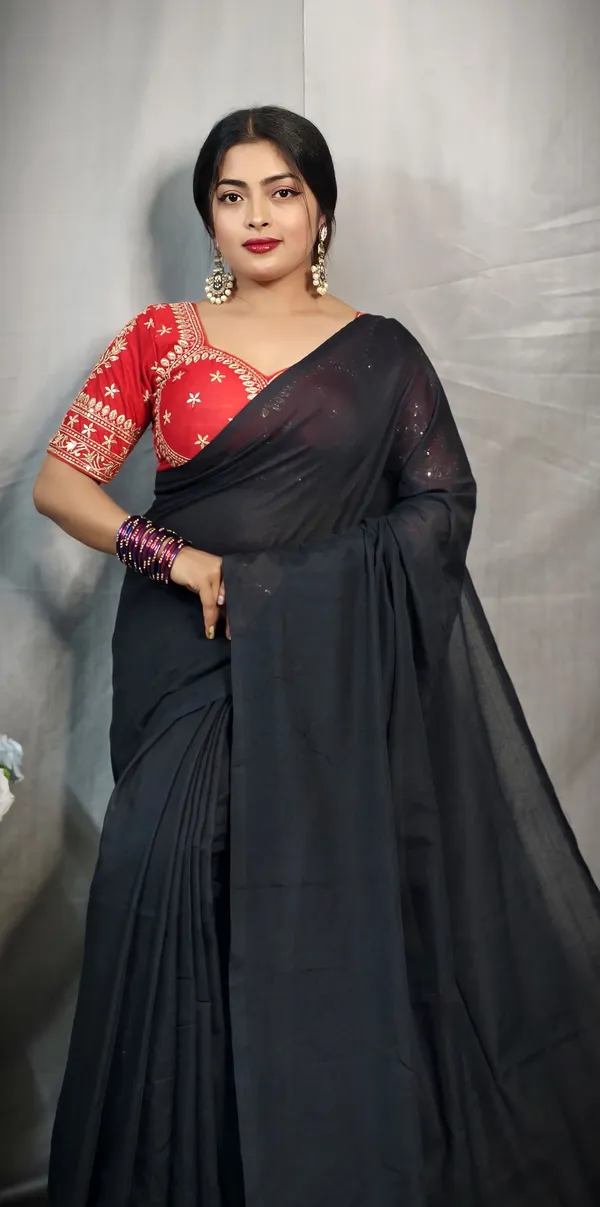 Black_Pure_Cotton_Handloom_Woven_Saree_For_Women