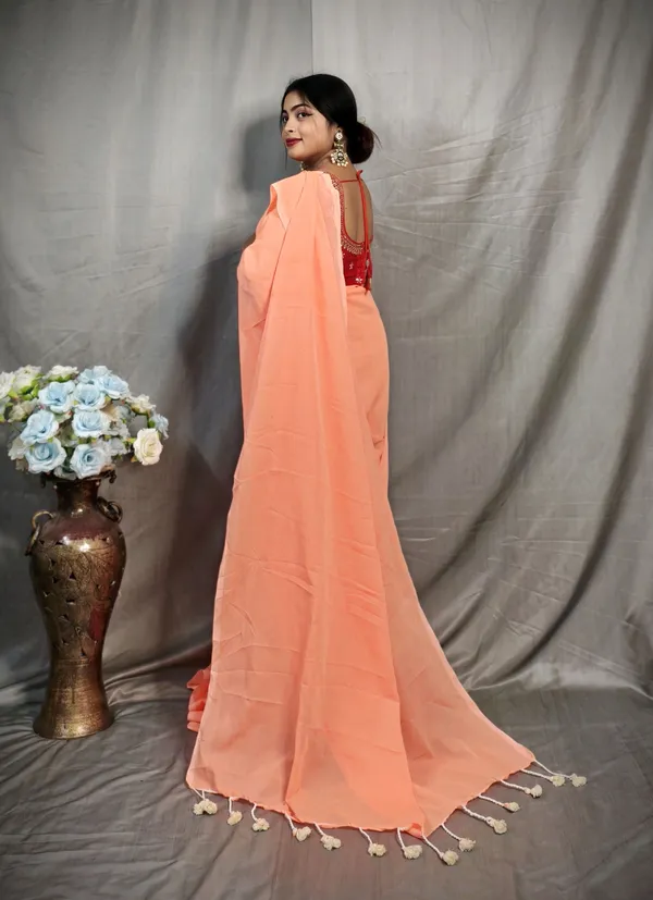 Red-Orange_Pure_Cotton_Handloom_Woven_Saree_For_Women