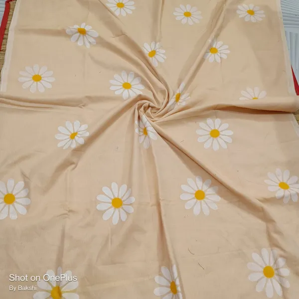 Cream_Cotton_Blend_Handloom_Printed_Saree_For_Women