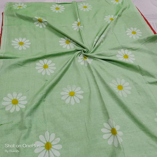 Mint_Green_Cotton_Blend_Handloom_Printed_Saree_For_Women