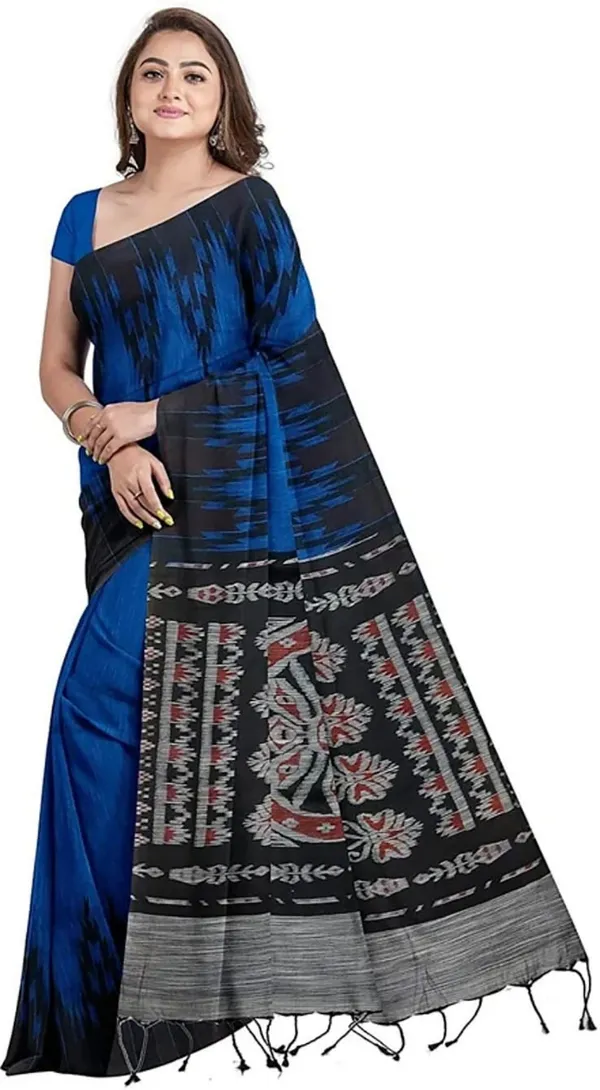 Multicolour_Viscose_Rayon_Sambalpuri_Printed_Saree_For_Women