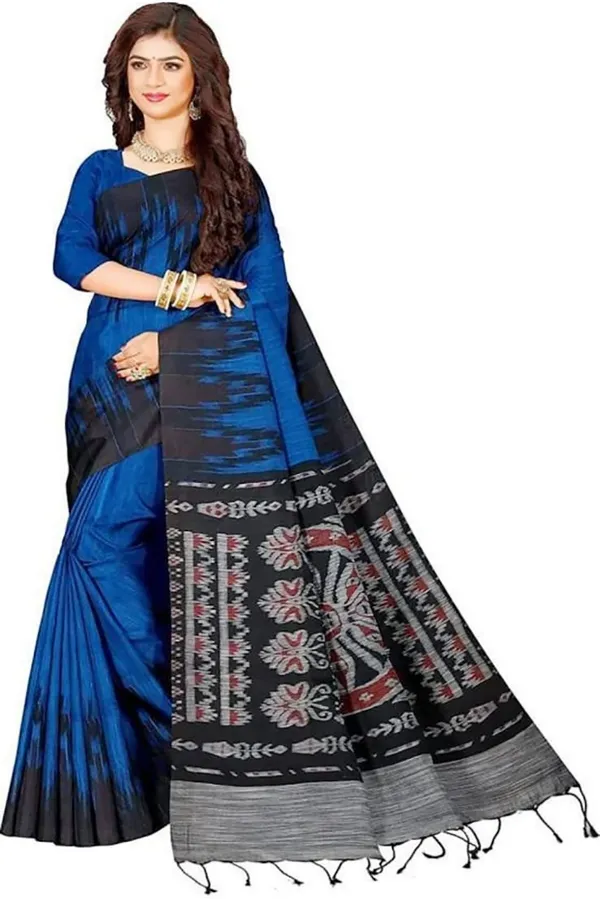 Multicolour_Viscose_Rayon_Sambalpuri_Printed_Saree_For_Women