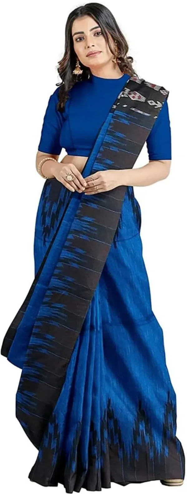 Multicolour_Viscose_Rayon_Sambalpuri_Printed_Saree_For_Women