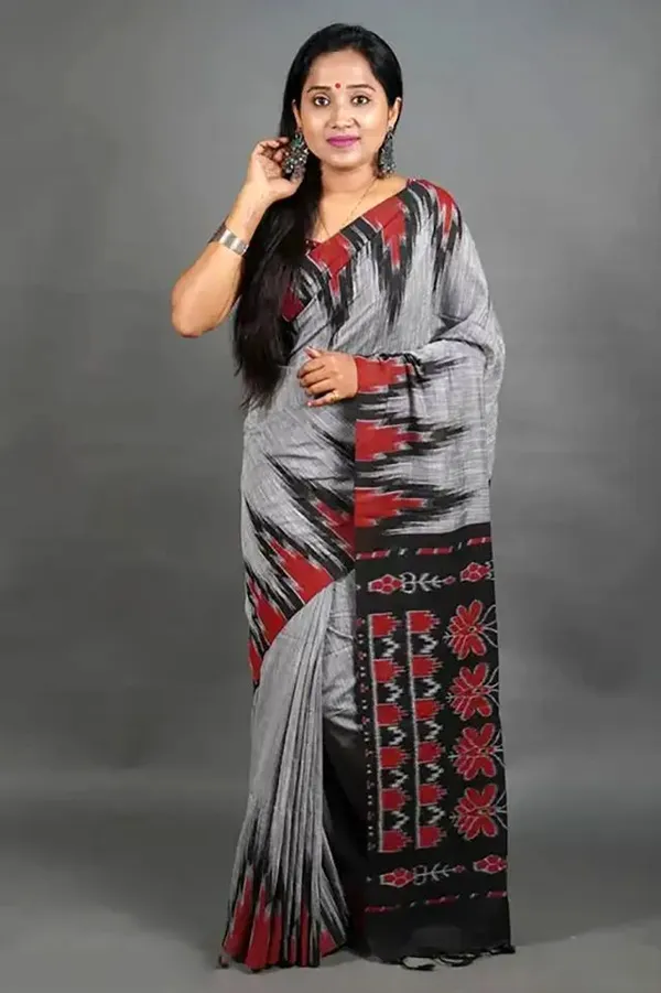 Multicolour_Viscose_Rayon_Sambalpuri_Printed_Saree_For_Women