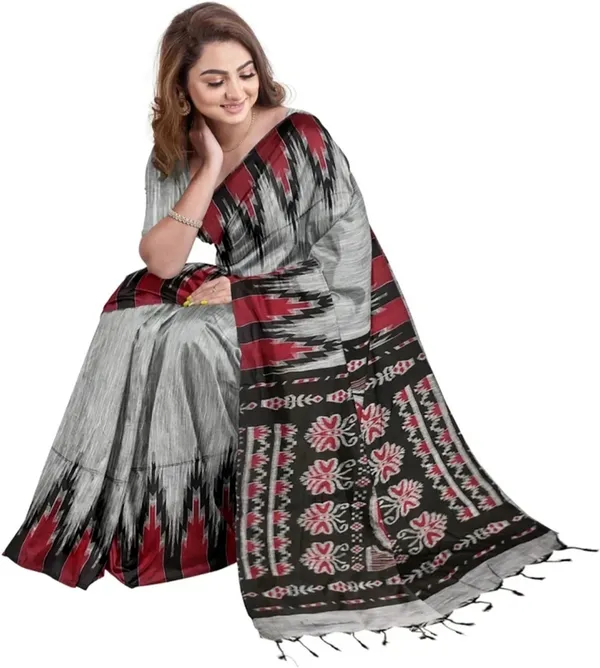 Multicolour_Viscose_Rayon_Sambalpuri_Printed_Saree_For_Women