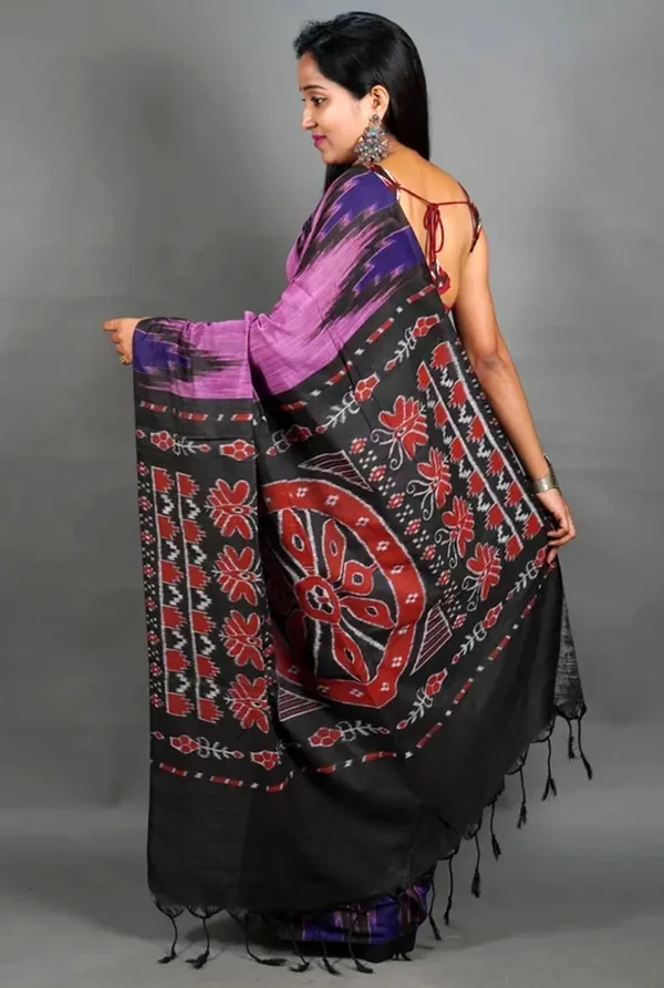Multicolour_Viscose_Rayon_Sambalpuri_Printed_Saree_For_Women