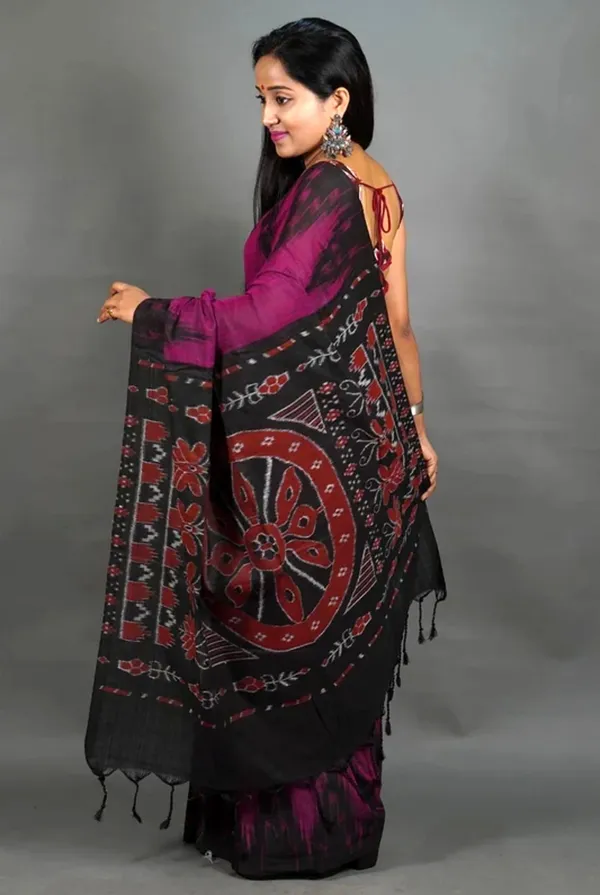 Multicolour_Viscose_Rayon_Sambalpuri_Printed_Saree_For_Women