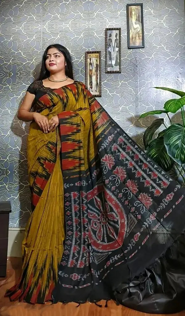 Multicolour_Viscose_Rayon_Sambalpuri_Printed_Saree_For_Women