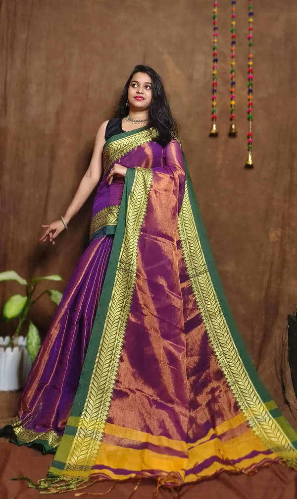 Purple_Tissue_Handloom_Embellished_Saree_For_Women