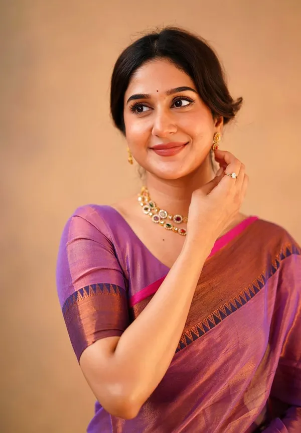 Light_Purple_Tissue_Handloom_Self_Design_Saree_For_Women
