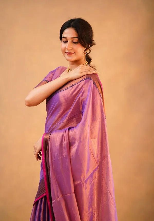 Light_Purple_Tissue_Handloom_Self_Design_Saree_For_Women