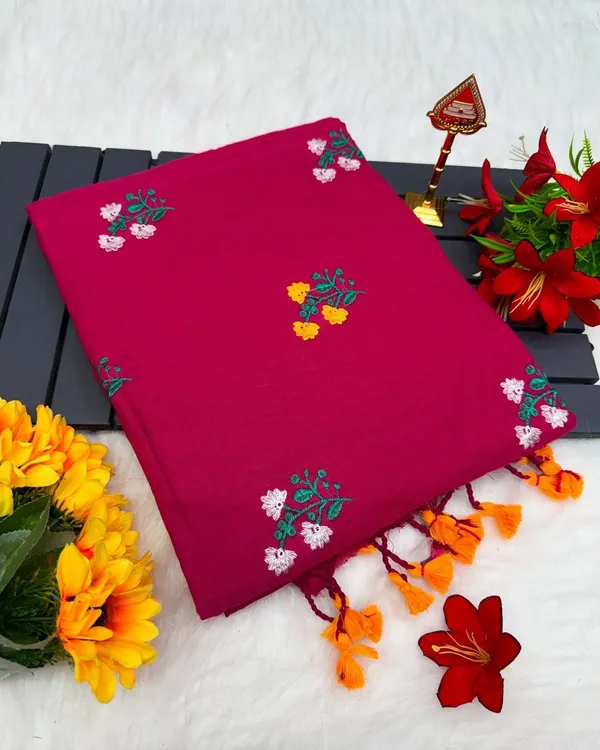 Pink_Khadi_Handloom_Embroidery_Saree_For_Women