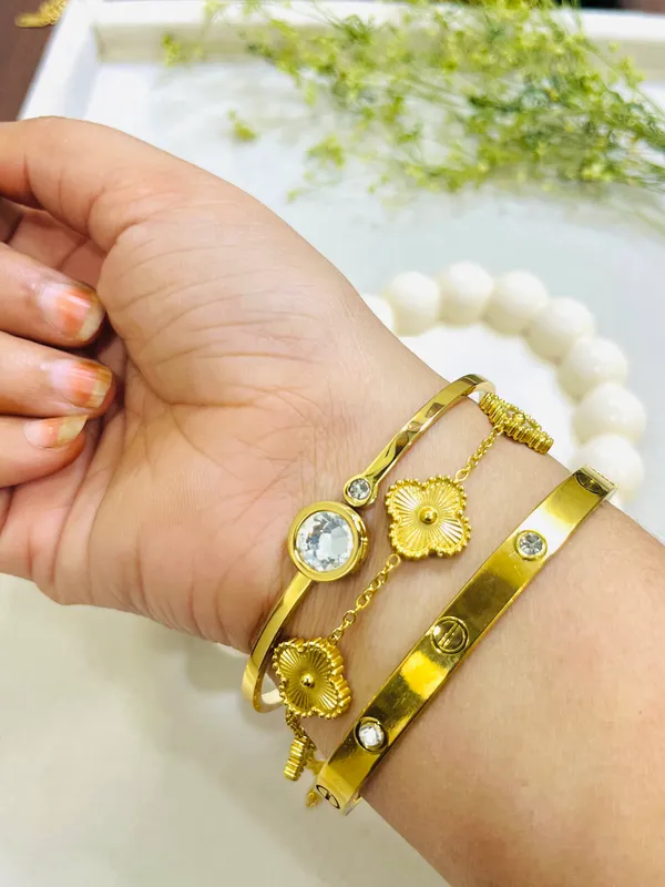 Set_Of_3_-_18K_Gold_Plated__Luxury_Designer_Bracelets_Combo_For_Women