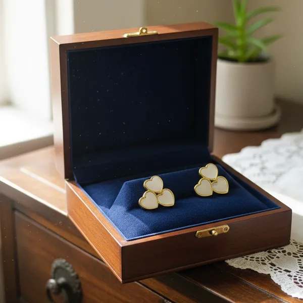 Golden_Triple_Heart_Mother-Of-Pearl_Look_Stud_Earrings_For_Women